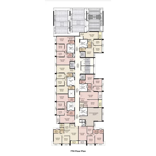 7<sup>th</sup> Floor Plan floor plan